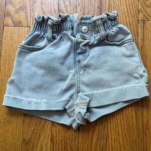 Zara Kids Light Blue Denim Shorts